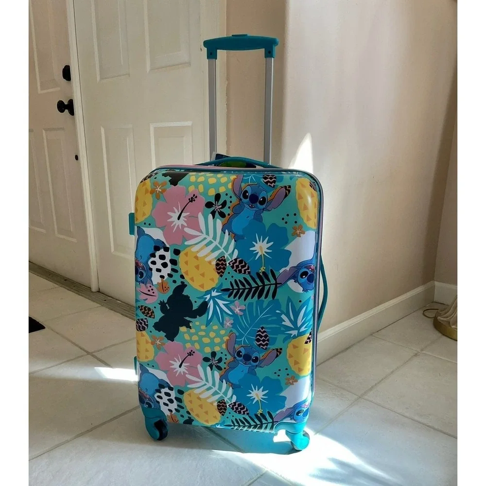 Lilo and Stitch Disney Carry on suitcase 20''‎ Rolling Travel Trip Ohana